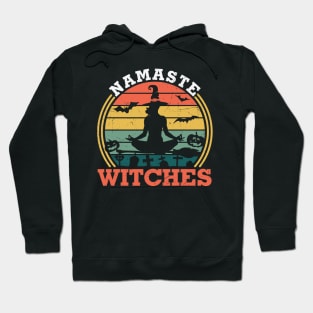 Namaste Witches Funny Yoga Lover Halloween Gift Hoodie